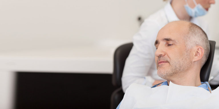dental patient under sedation