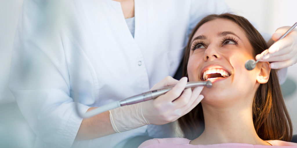 dental patient undergoing procedure