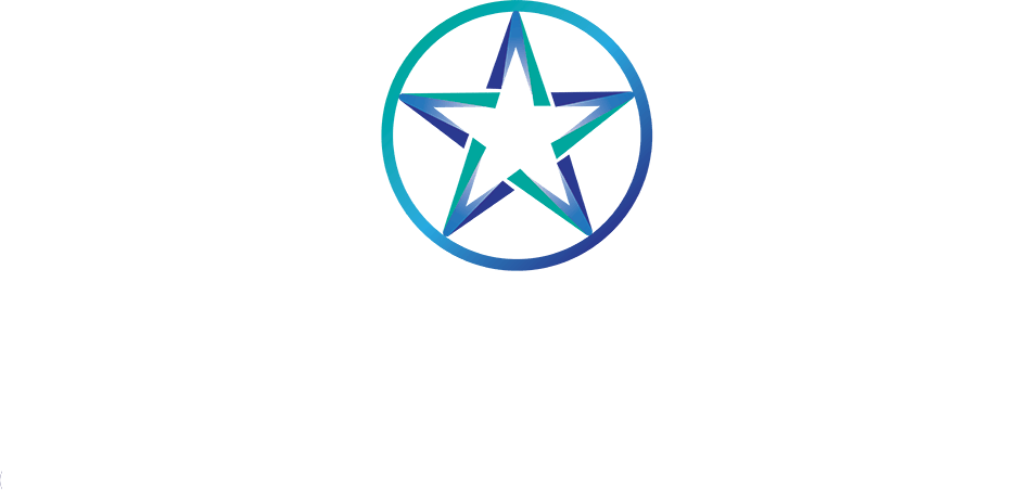 texas center logo color white