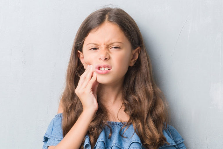 pediatric dental patient with tooth pain