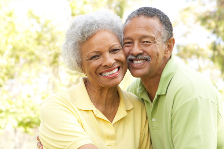 Dental Patients Smiling With Their New Dental Implants In Flower Mound, TX