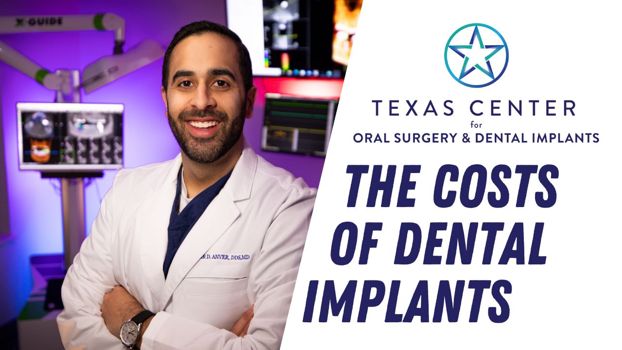 Dr. Anver Posing For A Video On Where He Explains About The Potential Cost Of Dental Implants