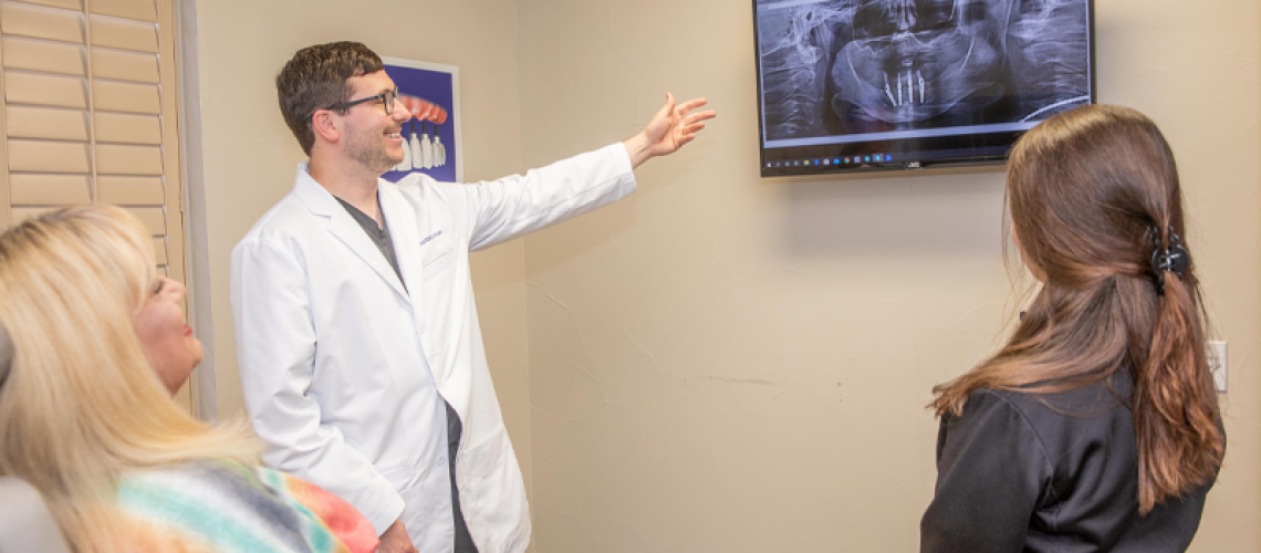 dr vickers discussing full arch dental implants